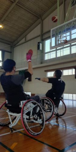 私のリフレッシュ法「車椅子バスケ」